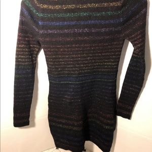 Trina Turk Metallic Striped Dress